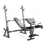 Pro Full Cage and Weight Bench Personal Home Gym Total Body Workout System